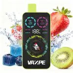 VAZPE Ultra Vape descartável de 40000 baforadas – Sistema de duplo sabor com ecrã LED inteligente
