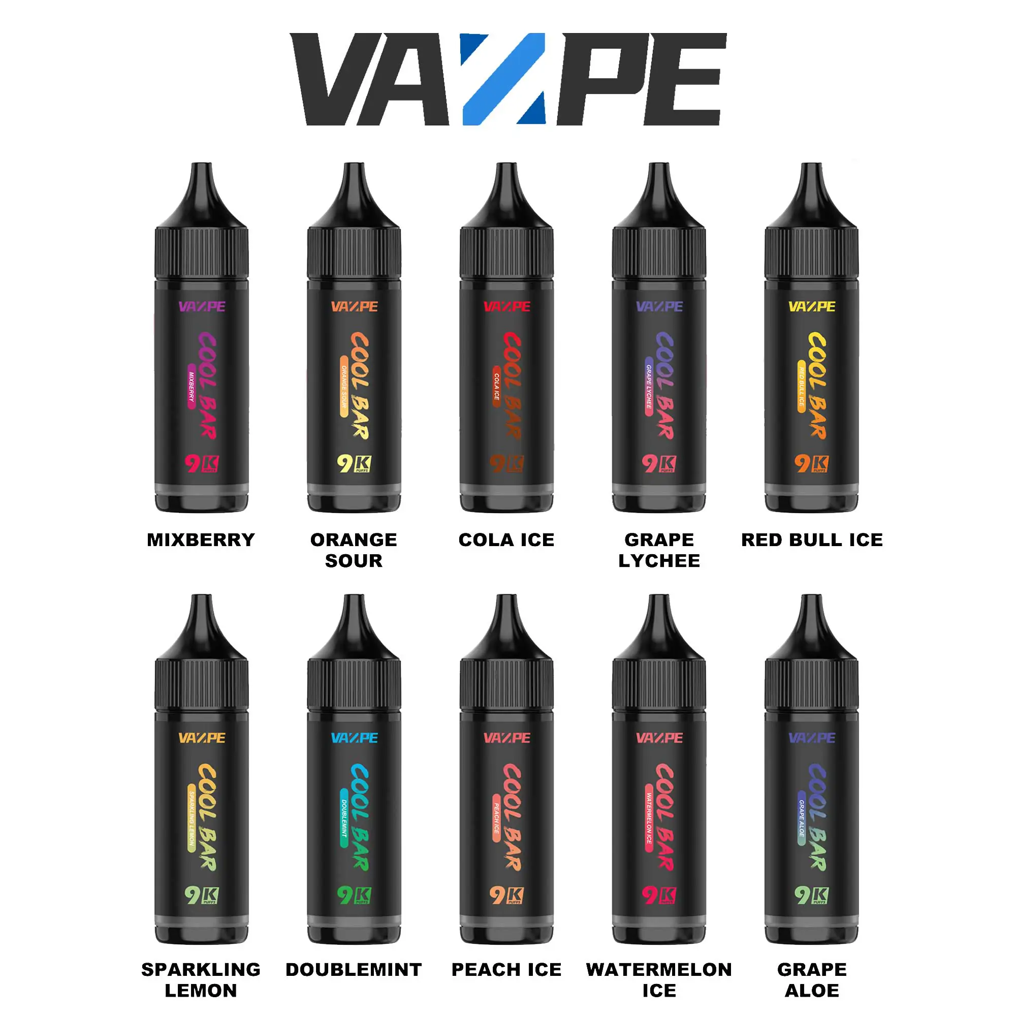 VAZPE Cool Bar 9000 Puffs Disposable Vape - Sparkling Lemon - Image 2