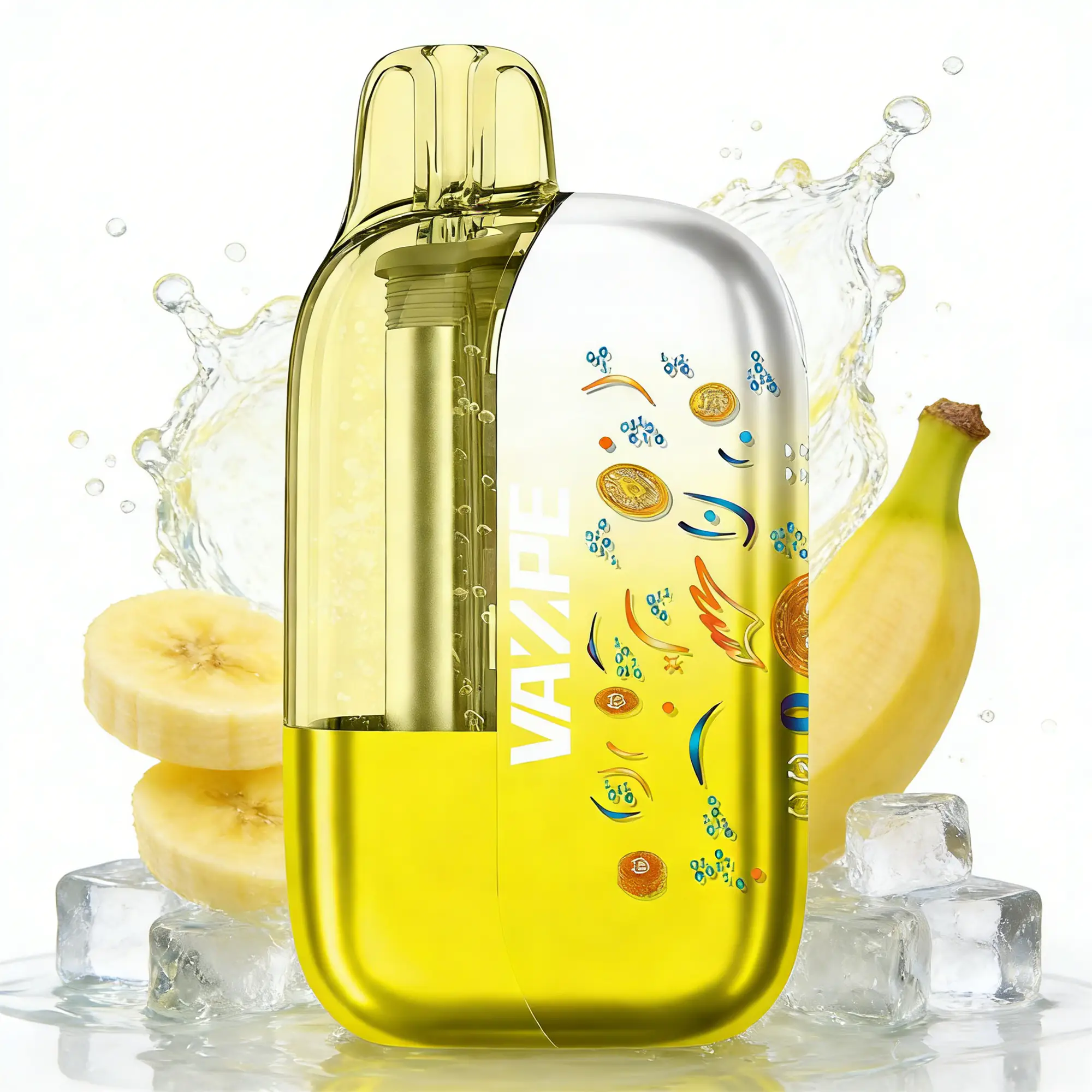 VAZPE BTC Einweg-Vape mit 35000 Zügen – Dual-Mesh-Power mit 360° dynamischem Display