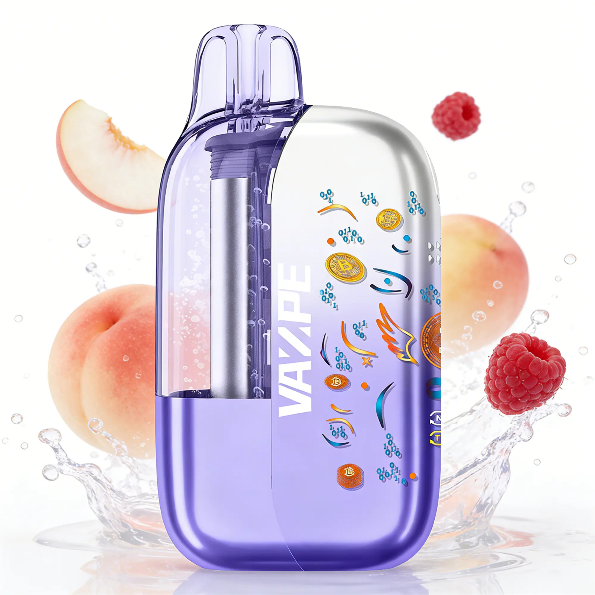 VAZPE BTC Einweg-Vape mit 35000 Zügen – Dual-Mesh-Leistung mit 360°-Dynamikbildschirm - Image 1